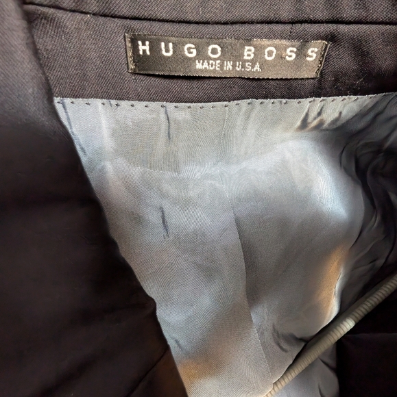 Hugo Boss 3 Button scorsese Suit Jacket BlazerSz 48 R - Picture 6 of 8